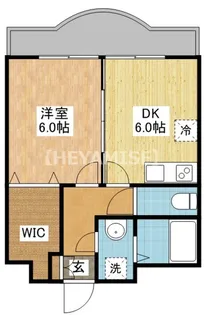 カルディア尾上【3階】の間取り