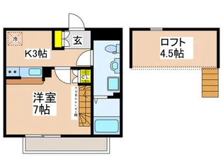 ソラリス湘南辻堂【2階】の間取り