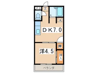 グランヒル湘南【2階】の間取り