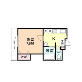コンチネンタル安野屋【2階】の間取り
