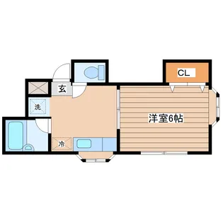 アドバンス長町【2階】の間取り