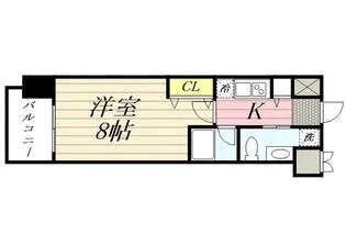 1Kの間取り画像
