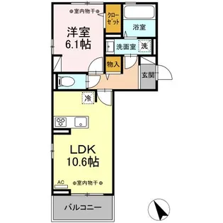 ヴィラクレストIII【3階】の間取り