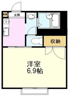 東京都国立市東2【アパート】の間取り