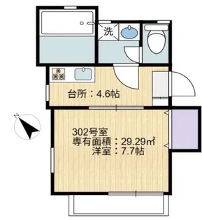 グランデシャンテ押上【3階】の間取り