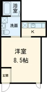 coco garden 金町【2階】の間取り