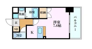 パークヒルズ天神川【7階】の間取り