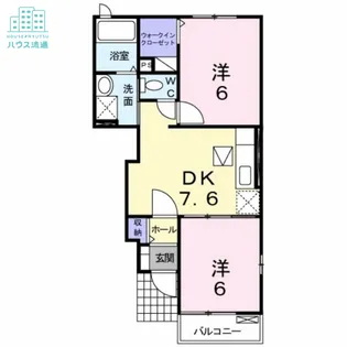 スワンコリーヌ【1階】の間取り