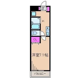 フレアコンフォール日吉A【3階】の間取り