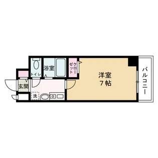 エスリード福島駅前【6階】の間取り