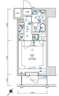 LEXE横濱関内【5階】の間取り