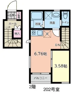 CK【2階】の間取り