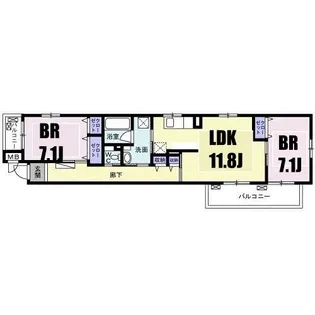 ラルジュ【2階】の間取り