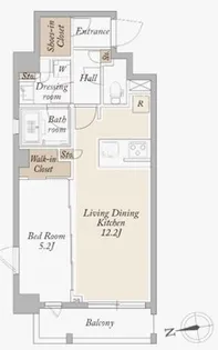 アジールコート武蔵新田【2階】の間取り