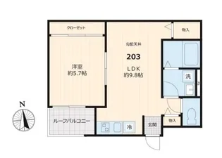 メディボヌール【2階】の間取り
