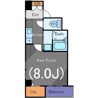 プレール・ドゥーク用賀【6階】の間取り