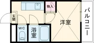 タウンコート森野【4階】の間取り