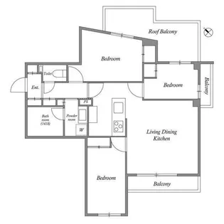 ACP Residence 新江古田【4階】の間取り