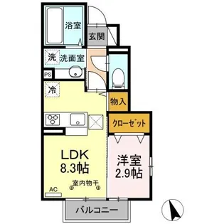 MTハイムY【1階】の間取り