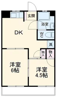 TKマンション【1階】の間取り