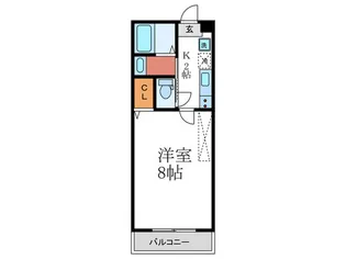 京洛マンション【3階】の間取り
