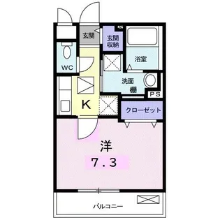 ヴァルム ロイテ【1階】の間取り