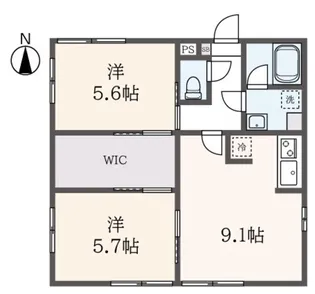 J-ARC白山【3階】の間取り