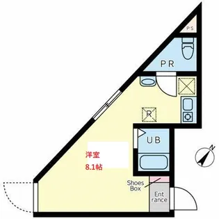 東京都大田区南馬込3【アパート】の間取り