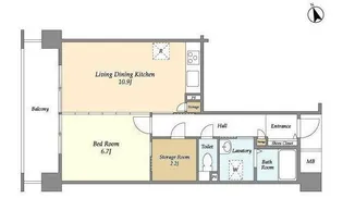 アーバンライフ目白駅前【7階】の間取り