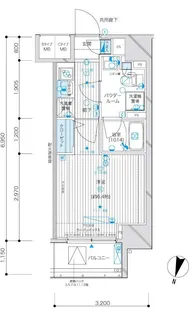 メインステージ九段下【9階】の間取り