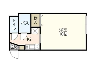 エスティーム皆実町【4階】の間取り