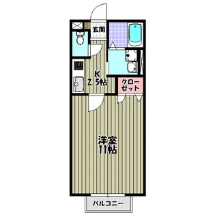 グレースヴィラ【2階】の間取り