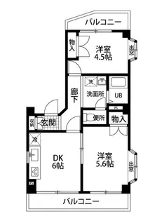 エクセルコート【2階】の間取り