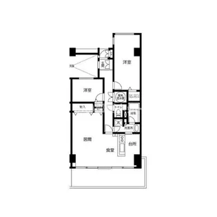 TLRレジデンス磯子駅前【4階】の間取り