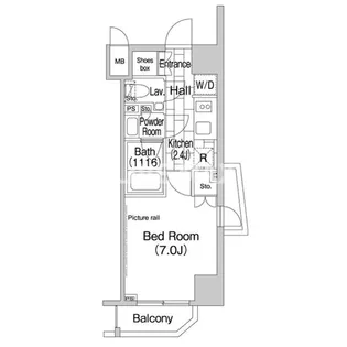 エルスタンザ平河町【5階】の間取り