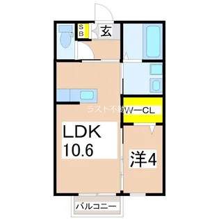 RAPTOR B【2階】の間取り