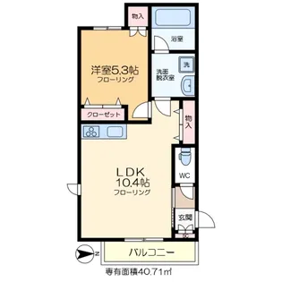 Maison de Aile【1階】の間取り