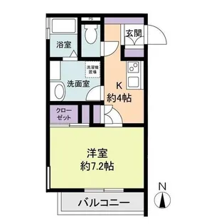 コンフォートエスト【2階】の間取り