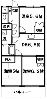 ラークヒル【1階】の間取り
