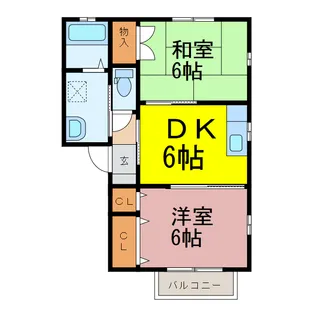 グランシードマロニエA【1階】の間取り
