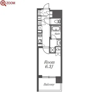 リニアゲートタワー名古屋【11階】の間取り