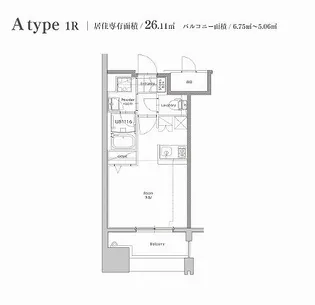 エンクレスト博多STYLE【5階】の間取り