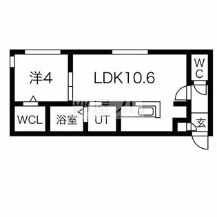 ラ・メゾン宮の沢【4階】の間取り