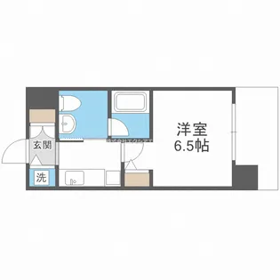 エスライズ堂島川【11階】の間取り