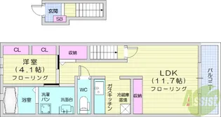 メゾン・ド・アルゴ【2階】の間取り