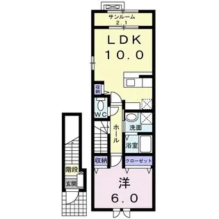 パール バック【2階】の間取り