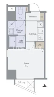 アイフェリーク神田【5階】の間取り