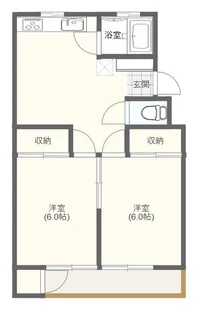 ランドヒルズ山崎【3階】の間取り