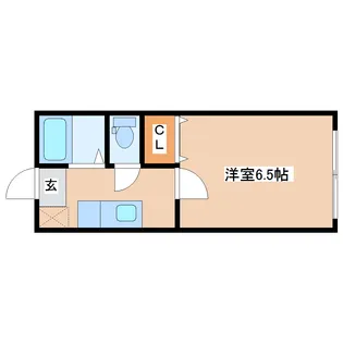ハイツYS【1階】の間取り