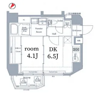 Log初台 ログ初台【6階】の間取り